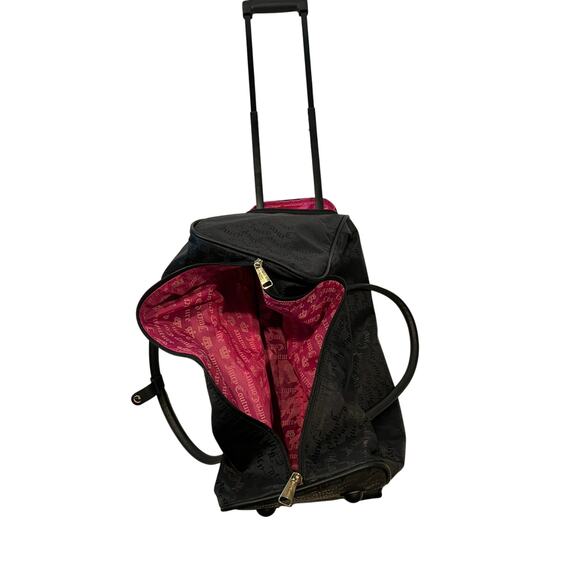 Juicy Couture Soft Shell Spinner Roller 22"x15"x8" Tote - Picture 9 of 9